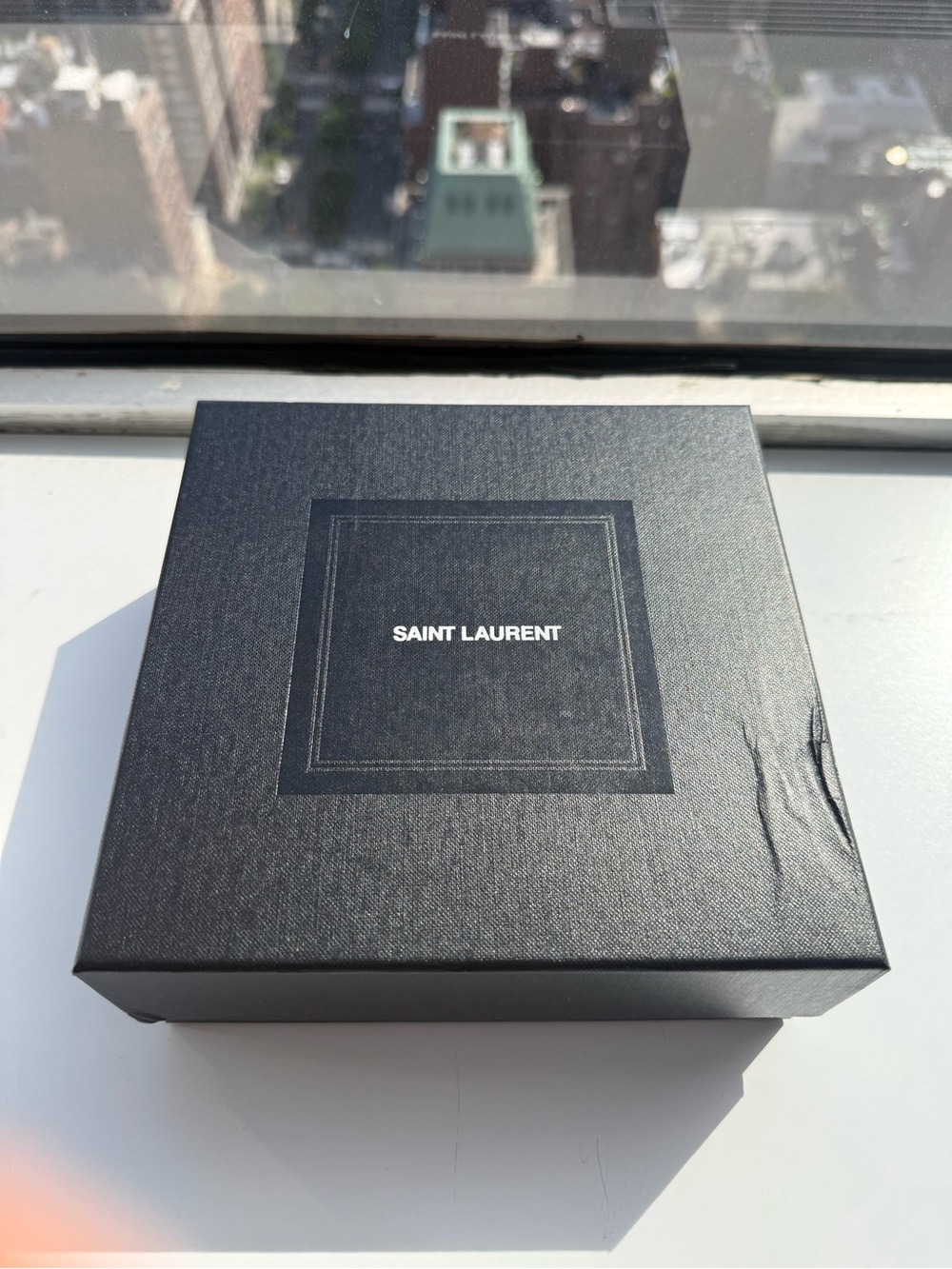 Saint Laurent Black Leather Belt with Gold YSL Hardware - Picture 3 of 6